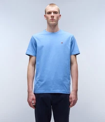 Napapijri T-Shirt Regular Fit Blau/Hellblau