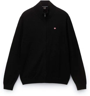 Napapijri Strickjacke Damavand Full Zip rot/schwarz/wei