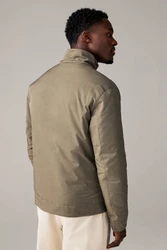 Next Steppmantel mit Trichterkragen Khaki/Dunkelgrün/Beige