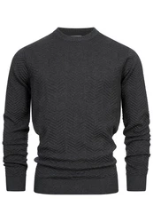 Kronstadt Pullover KSCarlo Carlo Dunkelgrau/Grau