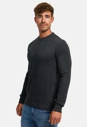 Kronstadt Pullover KSCarlo Carlo Dunkelgrau/Grau