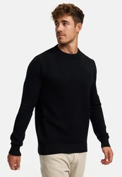Kronstadt Pullover KSCarlo Carlo Schwarz/Dunkelblau