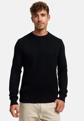 Kronstadt Pullover KSCarlo Carlo Schwarz/Dunkelblau