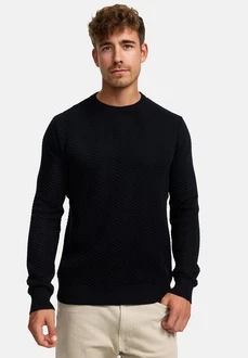 Kronstadt Pullover KSCarlo Carlo Schwarz/Dunkelblau Kronstadt Pullover KSCarlo Carlo Schwarz/Dunkelblau