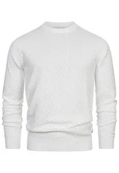 Kronstadt Pullover KSCarlo Carlo Creme/Weiß/Grau/Silber