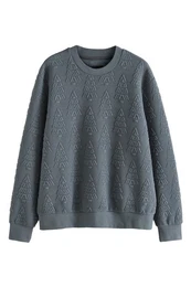 Sweatshirt Weihnachtliches Gesteppes Sweatshirt (1-tlg)