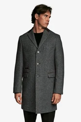 Next Caban Epsommantel Co-ord-Kragen Dunkelgrau/Dunkelgrün/Grau/Dunkelblau