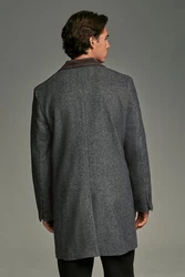 Next Caban Epsommantel Co-ord-Kragen Dunkelgrau/Dunkelgrün/Grau/Dunkelblau