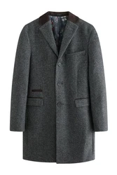 Next Caban Epsommantel Co-ord-Kragen Dunkelgrau/Dunkelgrün/Grau/Dunkelblau