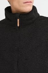 North Bend Fleecejacke NBSteve Dunkelgrau/Schwarz/Grau/Dunkelgrün