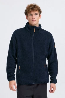 North Bend Fleecejacke NBSteve Dunkelblau
