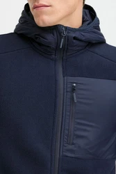 North Bend Fleecejacke NBMatej Dunkelblau/Blau