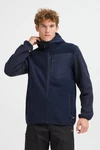 North Bend Fleecejacke NBMatej Dunkelblau/Blau