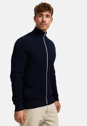 Kronstadt Sweatjacke KSErik Zip Dunkelblau/Hellblau/Blau