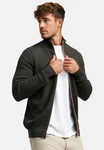 Kronstadt Sweatjacke KSErik Zip Dunkelgrün/Khaki