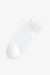 Next Flinge Sport-Sneaker-Socken (5er-Pack) Weiß/Hellblau