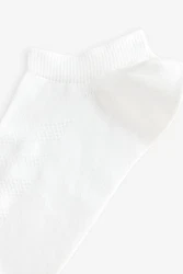 Next Flinge Sport-Sneaker-Socken (5er-Pack) Weiß/Hellblau