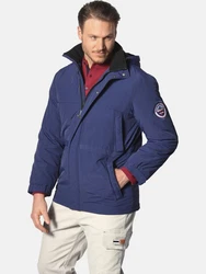 Jan Vanderstorm Funktionsjacke VICO mit abnehmbarer Kapuze Dunkelblau/Blau