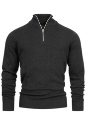 Kronstadt Strickpullover KSCarlo Half-Zip 