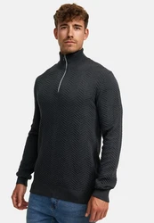 Kronstadt Strickpullover KSCarlo Half-Zip 