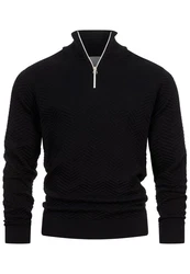 Kronstadt Strickpullover KSCarlo Half-Zip 