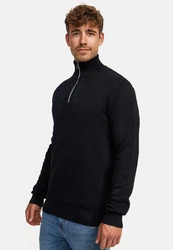 Kronstadt Strickpullover KSCarlo Half-Zip 