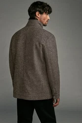 Next Steppmantel Mantel mit vier Taschen Braun/Dunkelgrün/Khaki/Grau