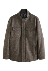 Next Steppmantel Mantel mit vier Taschen Braun/Dunkelgrün/Khaki/Grau