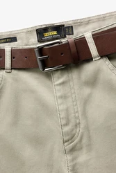 Next Stoffhose Straight Fit Hose mit 5-Taschen-Design Khaki