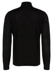 KARL LAGERFELD Strickpullover mit Turtle-Neck (1-tlg) Schwarz