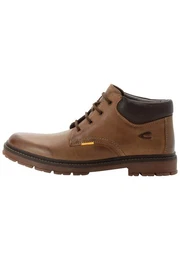 Boots aus Leder Schnrschuh