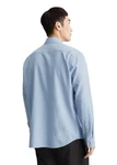 Marc O'Polo Langarmhemd Blau/Grau/Hellblau