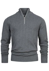 Kronstadt Strickpullover KSCarlo Half-Zip 