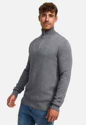 Kronstadt Strickpullover KSCarlo Half-Zip 