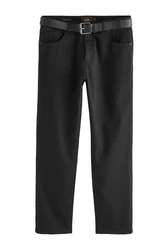 Next Stoffhose Straight Fit Hose mit 5-Taschen-Design Schwarz/Khaki/Dunkelgrau/Grau/Beige