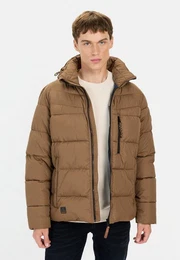 Blouson mit abnehmbarer Kapuze Markenlogo