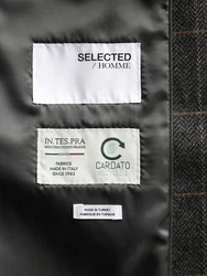 SELECTED HOMME Sakko Hellblau/Dunkelgrau/Grau/Dunkelgrün
