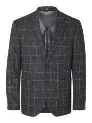 SELECTED HOMME Sakko Hellblau/Dunkelgrau/Grau/Dunkelgrün