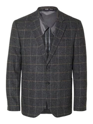 SELECTED HOMME Sakko Hellblau/Dunkelgrau/Grau/Dunkelgrün
