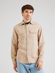 Redefined Rebel Langarmhemd Braun/Khaki/Beige