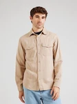 Redefined Rebel Langarmhemd Braun/Khaki/Beige