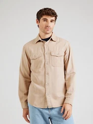 Redefined Rebel Langarmhemd Braun/Khaki/Beige