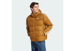 adidas Sportswear Daunenjacke Essentials Midweight Hooded Braun/Gelb