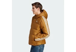 adidas Sportswear Daunenjacke Essentials Midweight Hooded Braun/Gelb