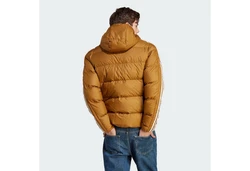 adidas Sportswear Daunenjacke Essentials Midweight Hooded Braun/Gelb