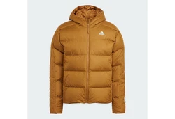 adidas Sportswear Daunenjacke Essentials Midweight Hooded Braun/Gelb