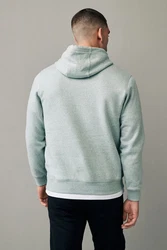 Next Kapuzensweatshirt Premium-Hoodie Hellblau/Grün/Hellgrün/Blau
