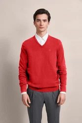 bugatti Pullover Rot/Dunkelrot