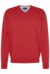 bugatti Pullover Rot/Dunkelrot