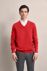 bugatti Pullover Rot/Dunkelrot